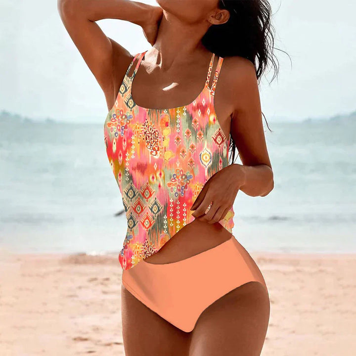 Jean - Printed Coastal Swim Set