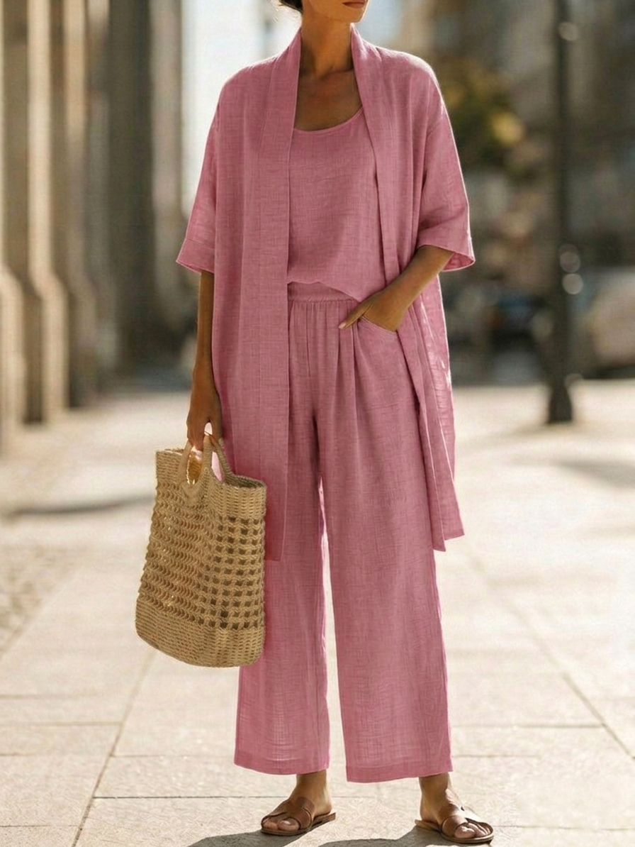 Lois - Relaxed Wide-Leg Set