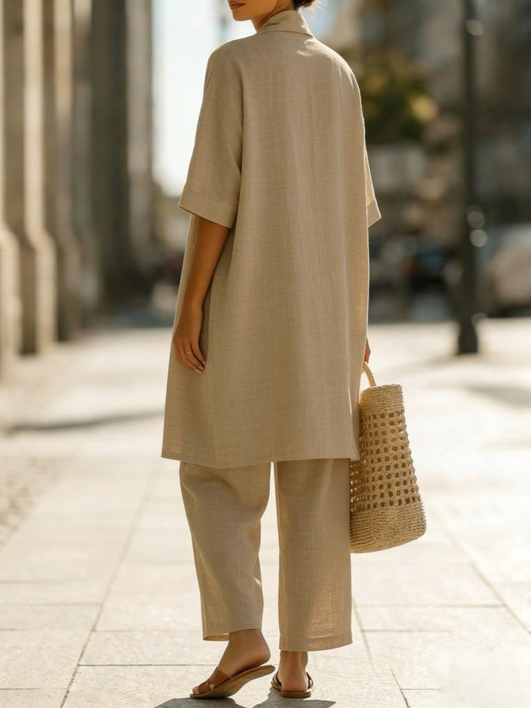 Lois - Relaxed Wide-Leg Set
