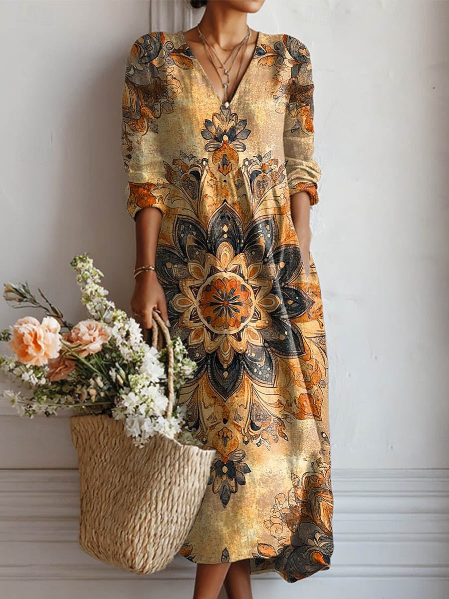 Laurence - Vintage Style Midi Dress