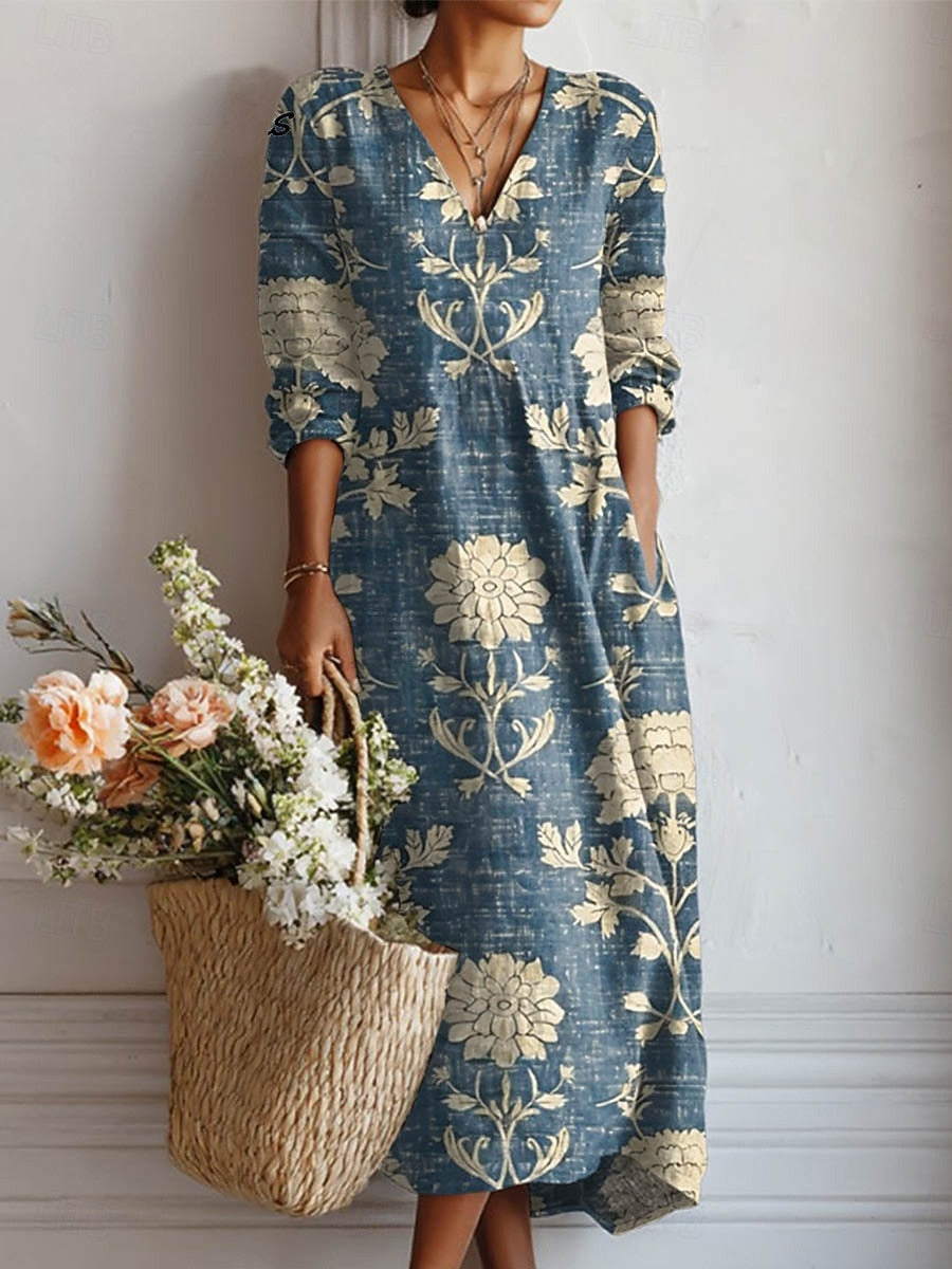 Nancy - Elegant Boho Maxi Dress